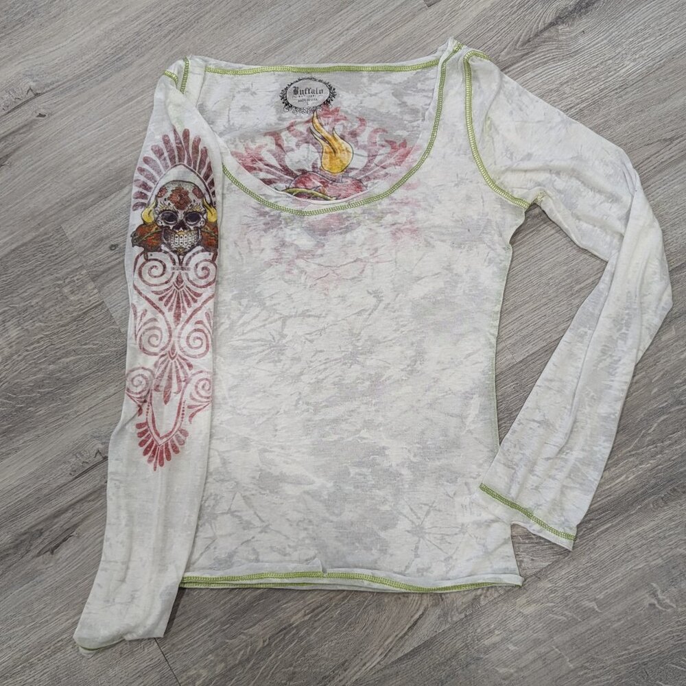 Buffalo lightweight tattoo style shirt
